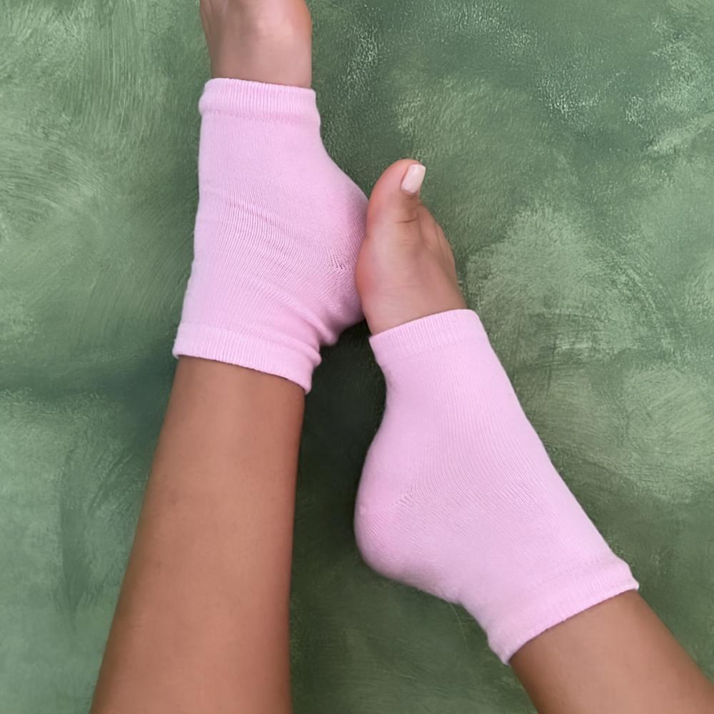 Hydrating Gel Infused Moisturizing Spa Socks [Reusable]