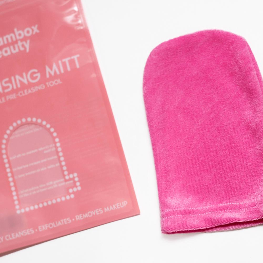 Microfiber Cleansing Mitt [Makeup Remover]