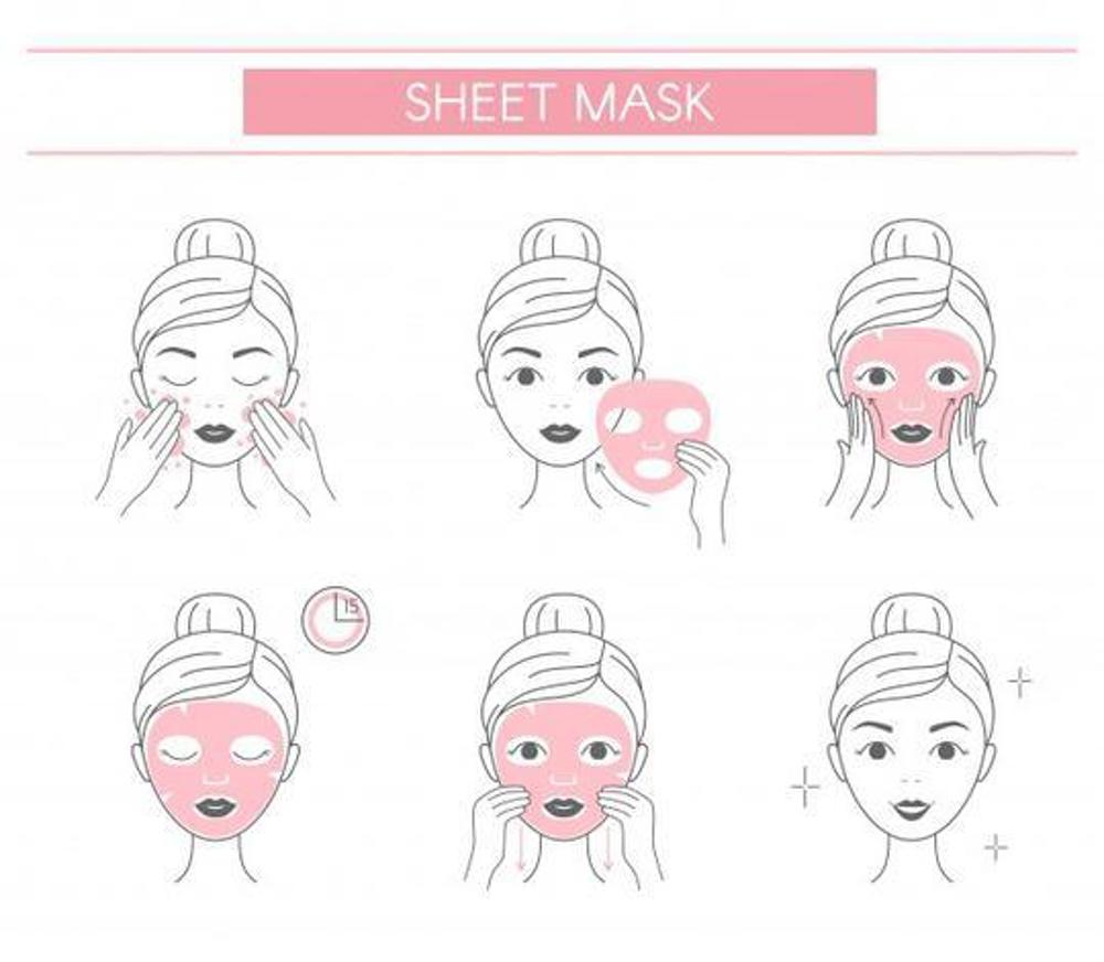 Infrared Sheet Mask [Hyaluronic Acid Rose Serum]