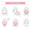  Infrared Sheet Mask [Hyaluronic Acid Rose Serum]