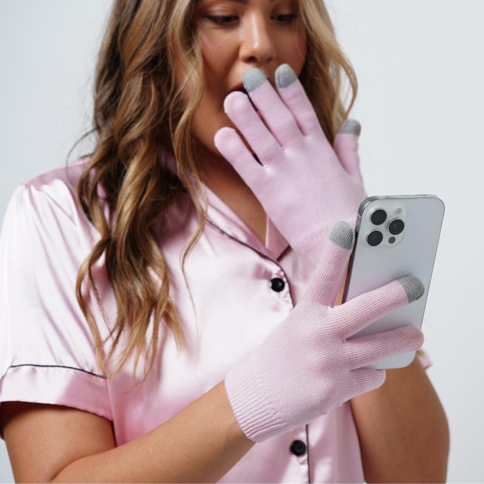 Hydrating Gel Infused Moisturizing Spa Gloves [Reusable]