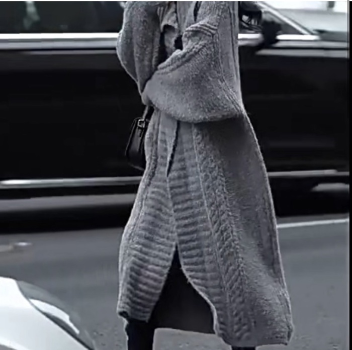 Oversized Maxi Long Sweater Cardigan 