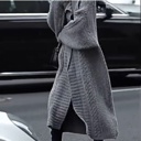  Oversized Maxi Long Sweater Cardigan 