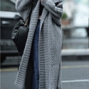  Oversized Maxi Long Sweater Cardigan 