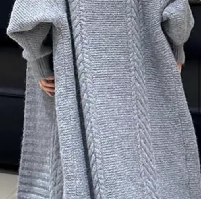 Oversized Maxi Long Sweater Cardigan 