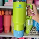  Rylie Cable Knit Silicone Tumbler Boot | Sky Blue