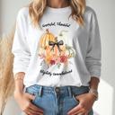  Grateful, Thankful, Slightly Overwhelmed Long Sleeve Tee cute pumpkin shirt pumpkin graphic fall gift idea pumpkin lover gift harvest tshirt fall shirt fall mom shirt pumpkin with bow top