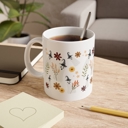  Ghost Witch Mug | Floral Halloween Coffee Cup