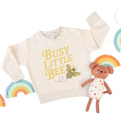 Busy Little Bee Toddler Sweatshirt Bee Toddler Sweatshirt Bee Sweatshirt Bee-Themed Gift Toddler Top Birthday Gift Toddler Sweatshirt Busy Bee Back to School Sweatshirt
