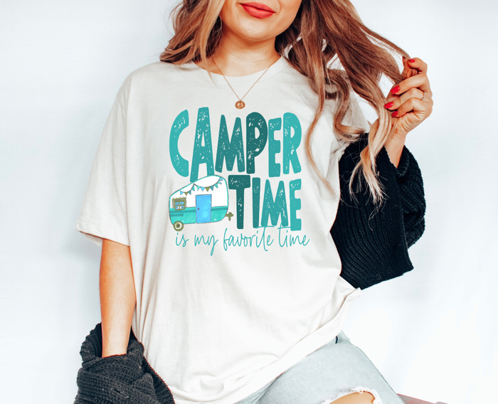 Camper Time Is My Favorite Time Tee