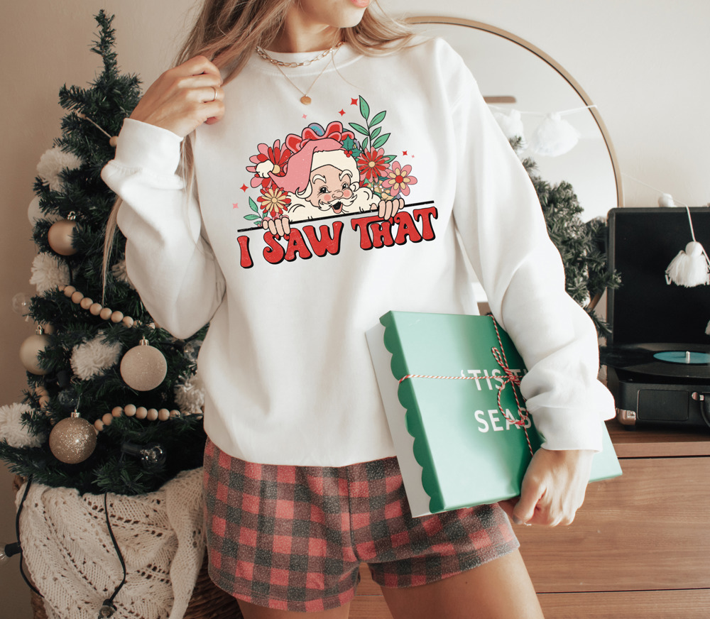 I Saw That Santa Crew Sweatshirt