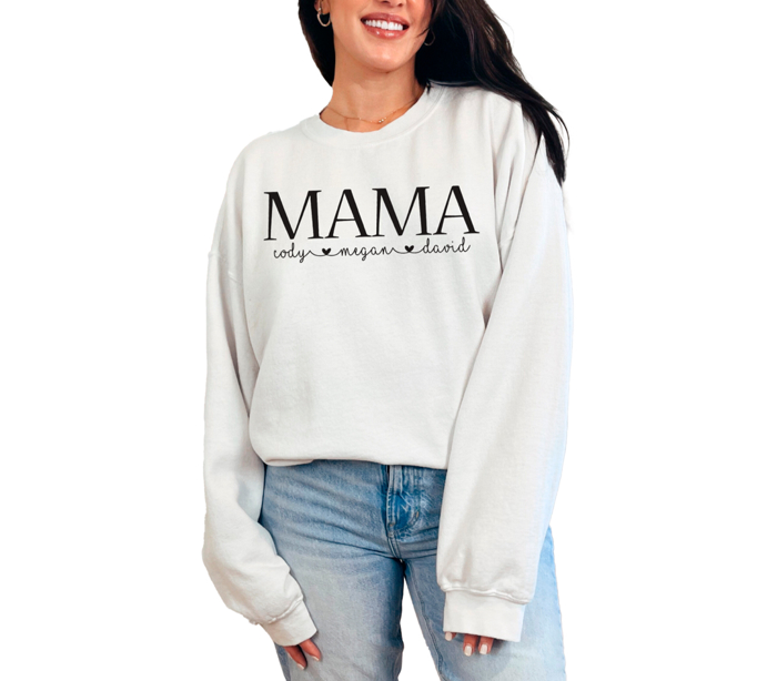 Custom Mother's Day Crew Sweatshirts