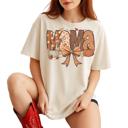  Fall Mama Coquette Graphic Tee – Autumn Pumpkin Bow Shirt, Cute Vintage Thanksgiving Top for Women