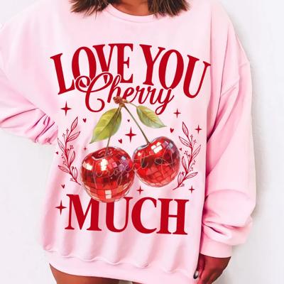 Love You Cherry Much Crew Sweatshirt