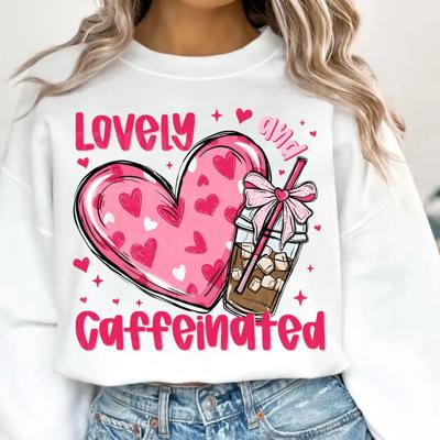 Lovely and Caffeinated Crew Sweatshirt