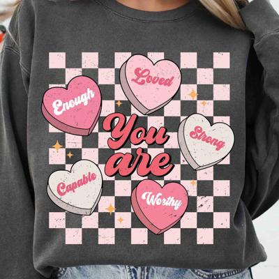 You Are...Conversation Hearts Crew Sweatshirt