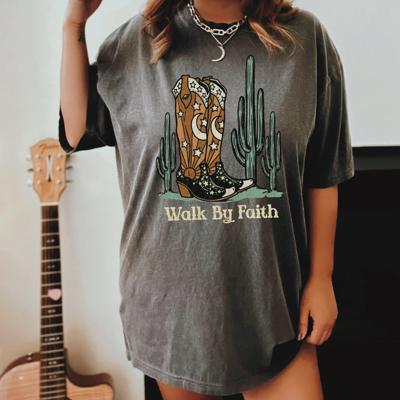 Walk by Faith Cowboy Boots Tee