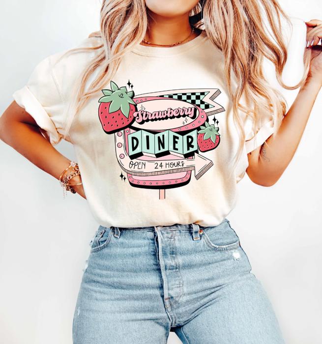 Strawberry Diner Tee