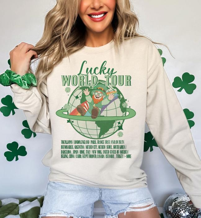 Lucky World tour Crew Sweatshirt