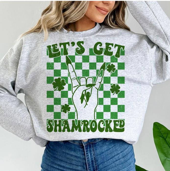 Let's Get Shamrocked Crew Sweatshirt