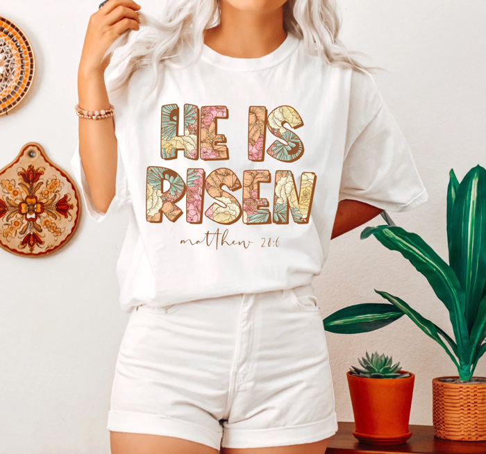 He Is Risen Matthew 28:6 Tee