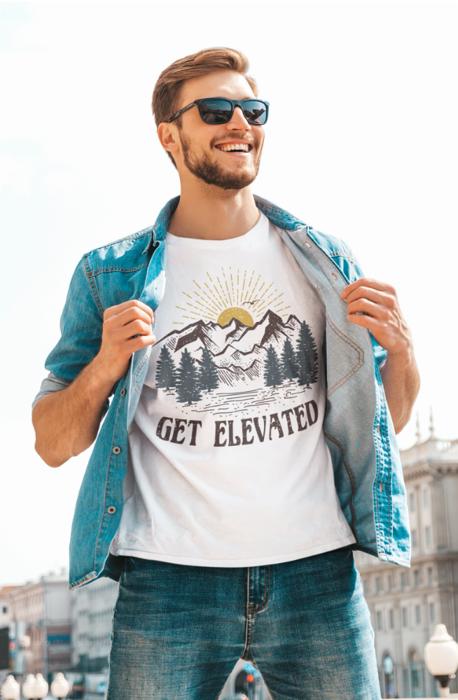 Get Elevated Mountains Tee