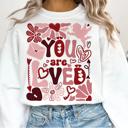  You Are Loved Collage Crew Sweatshirt