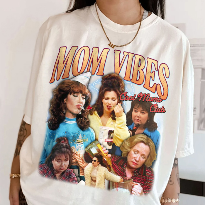 Mom Vibes Cool Moms Club Tee