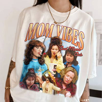 Mom Vibes Cool Moms Club Tee