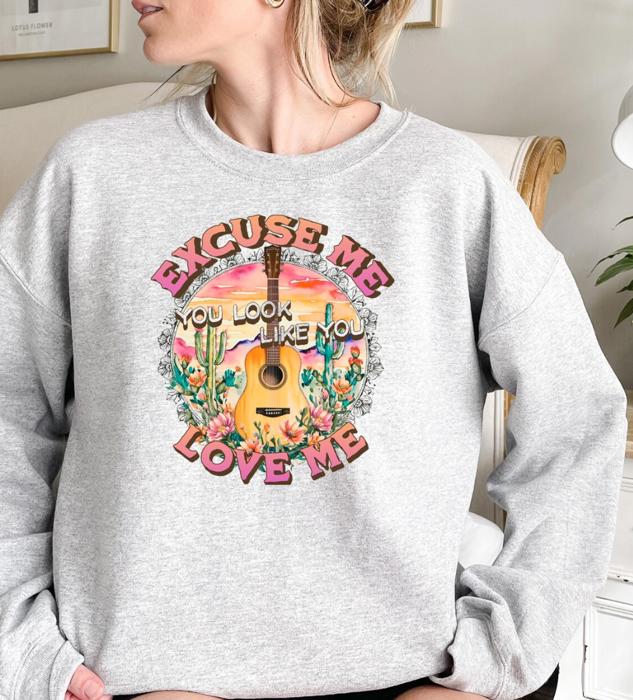 Excuse Me You Look Like You Love Me Crew Sweatshirt