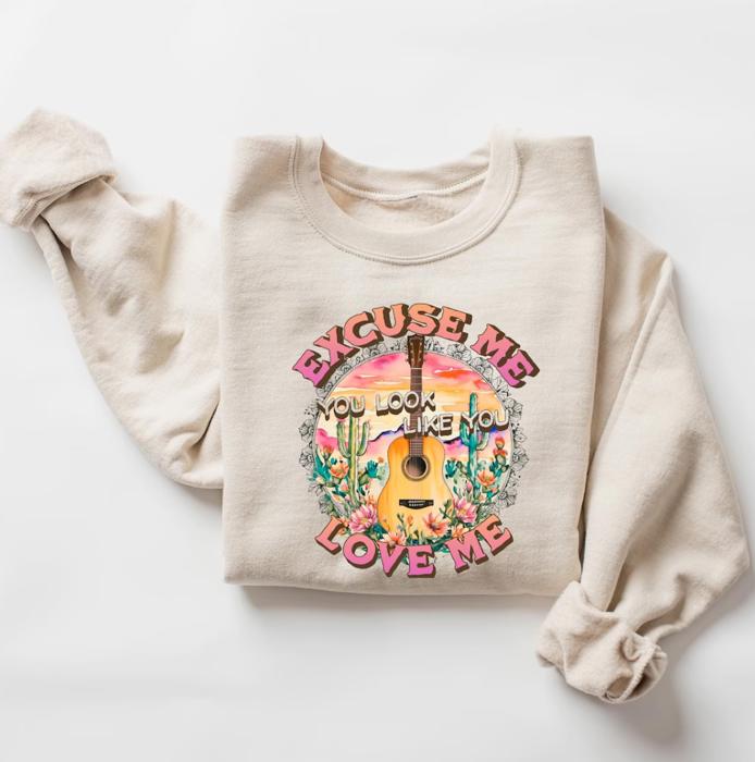 Excuse Me You Look Like You Love Me Crew Sweatshirt