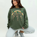  Irish Dancing Skeletons Crew Sweatshirt