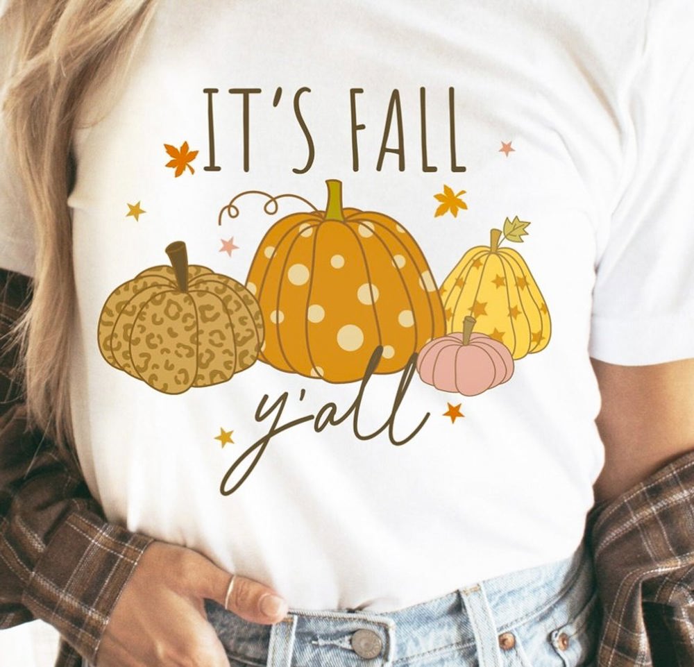 It's Fall Ya'll Pumpkins Tee