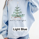  Merry + Bright Watercolor Crew Sweatshirt