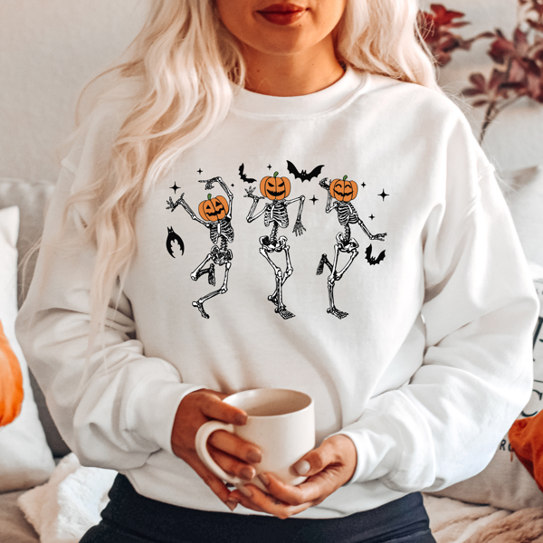 Dancing Skeletons Crew Sweatshhhirt