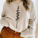  Single Evergreen Tree Crew Sweatshirt