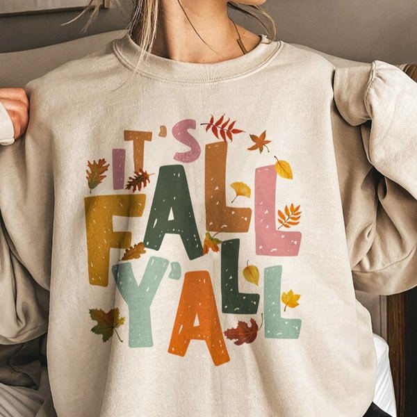 It's Fall Ya'll Crew Sweatshirt