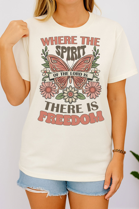 Where the Spirit of the Lord is There is Freedom Tee Tshirt