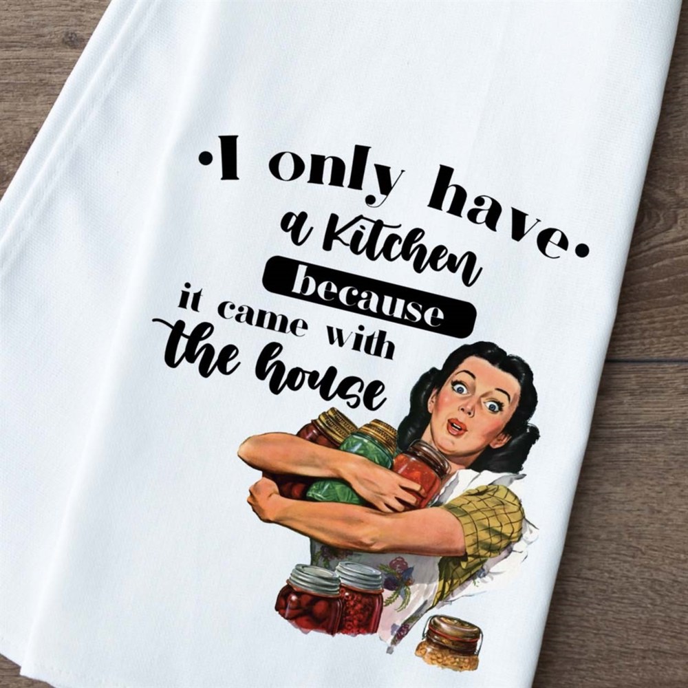 Hilarious Vintage Housewife Towels