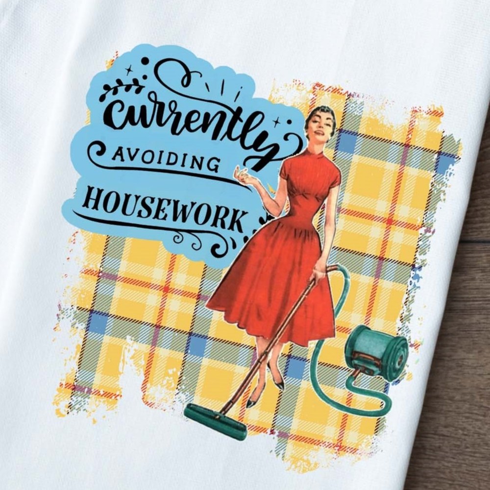 Hilarious Vintage Housewife Towels