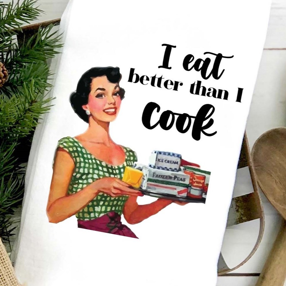 Hilarious Vintage Housewife Towels