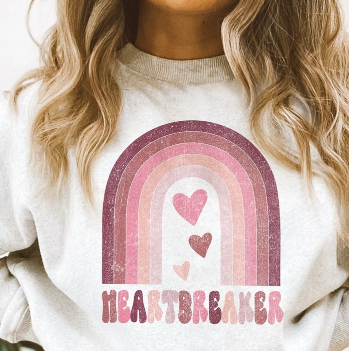 Heartbreaker Rainbow Crew Sweatshirt