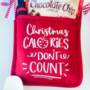 Christmas Calories Don't Count Christmas Gift Hot Pads