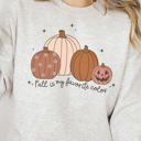  Fall Is My Favorite Color With Pumpkins Crew Sweatshirt