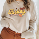  Talk Turkey To Me Crew Sweatshirt