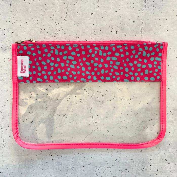 PVC Clear Zippered Pouch