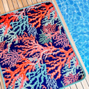 Coral Neoprene Poolside Seating Mat