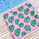 Palm Leaves Neoprene Poolside Seating Mat