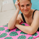 Palm Leaves Neoprene Poolside Seating Mat