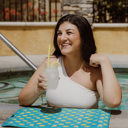 Lemonade Neoprene Poolside Seating Mat